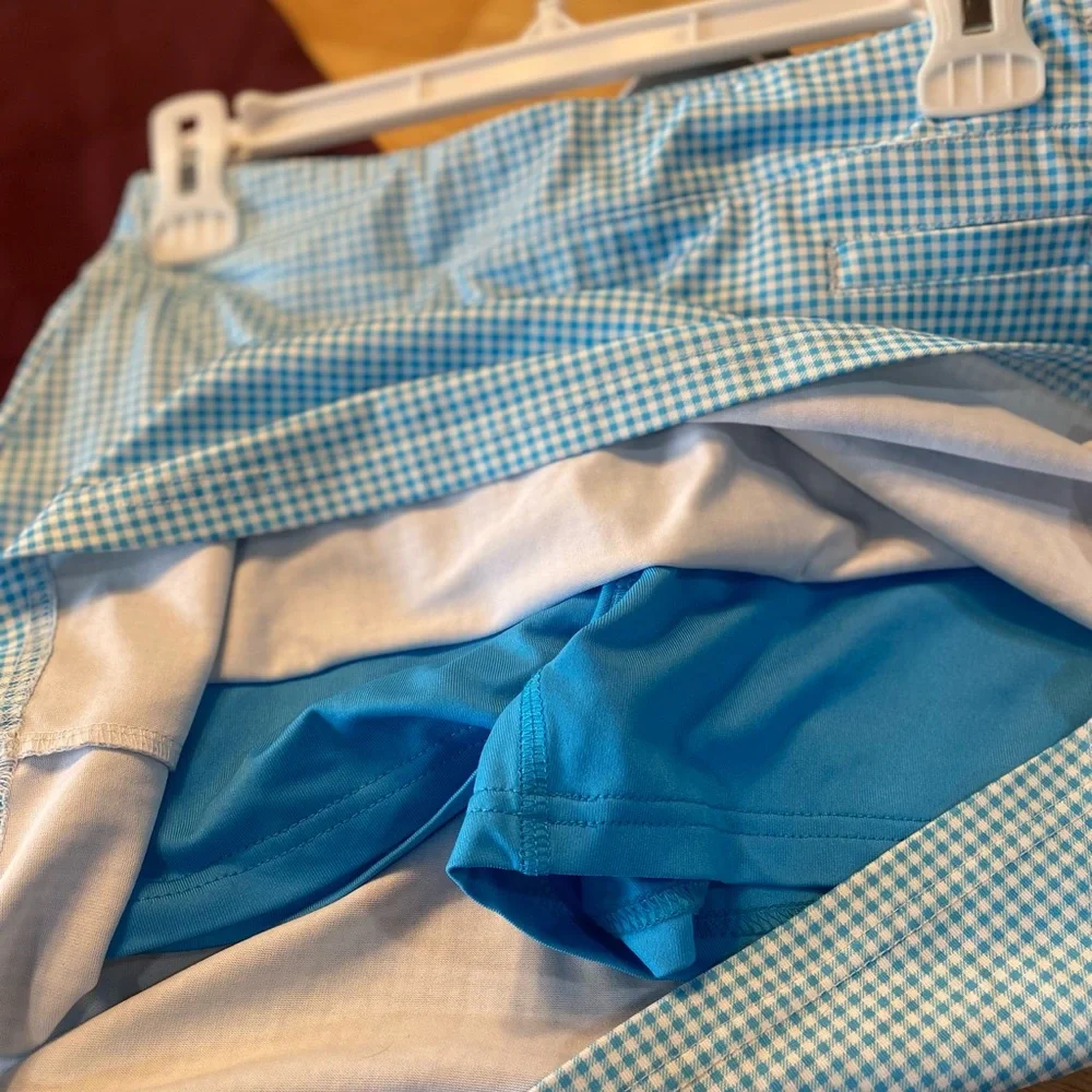 Pebble Beach Women's Sky Blue Mini Skirt - Picture 8 of 8